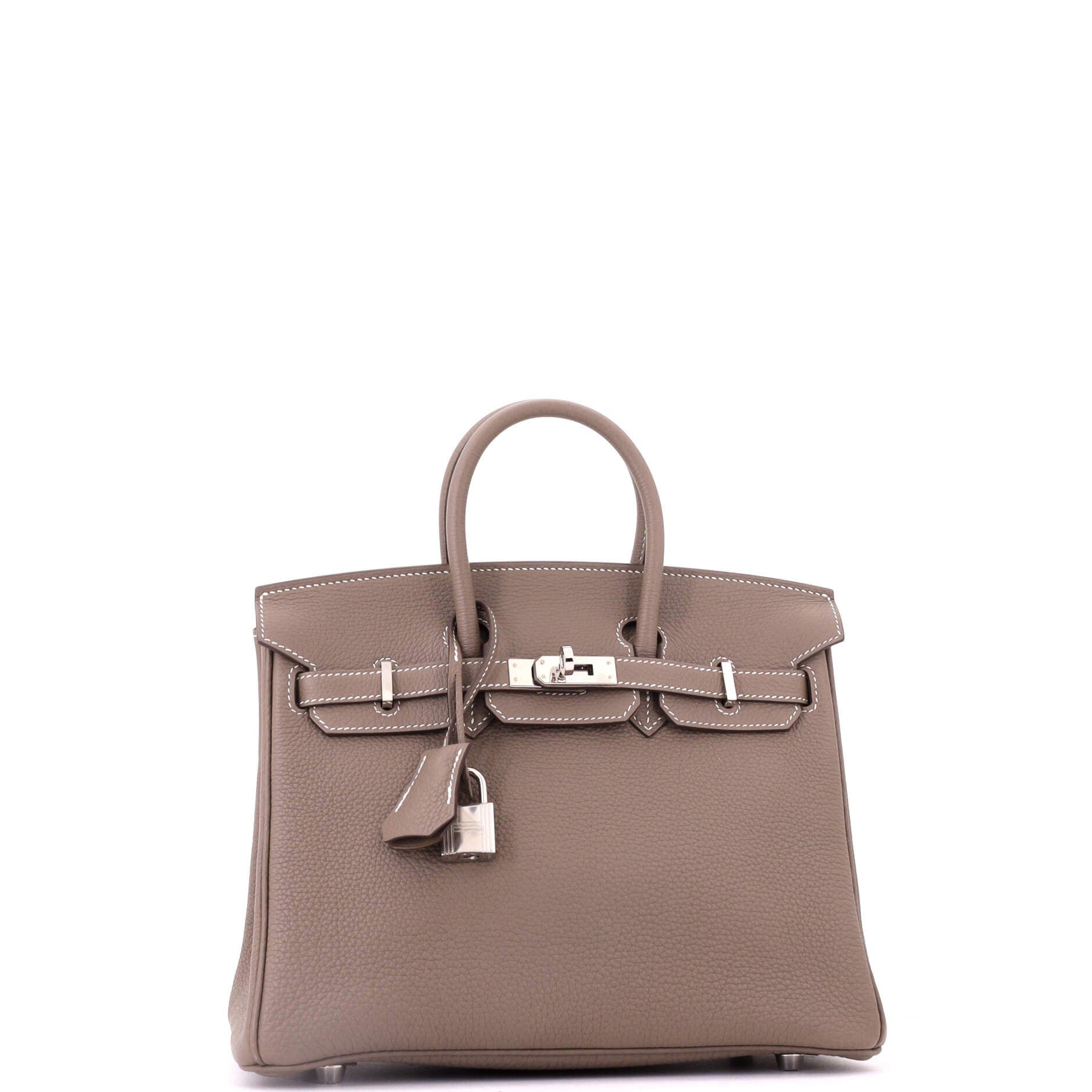Birkin Handbag Grey Togo with Palladium Hardware 25, Alternate, color, Grey
