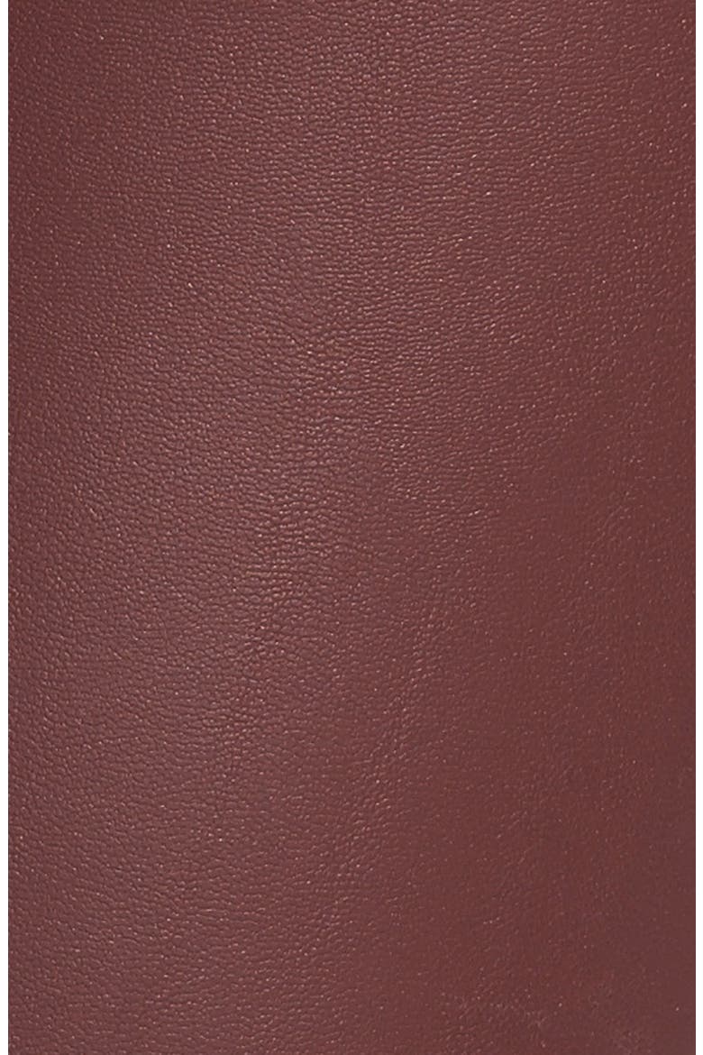 Faux Leather Leggings, Alternate, color, BURGUNDY