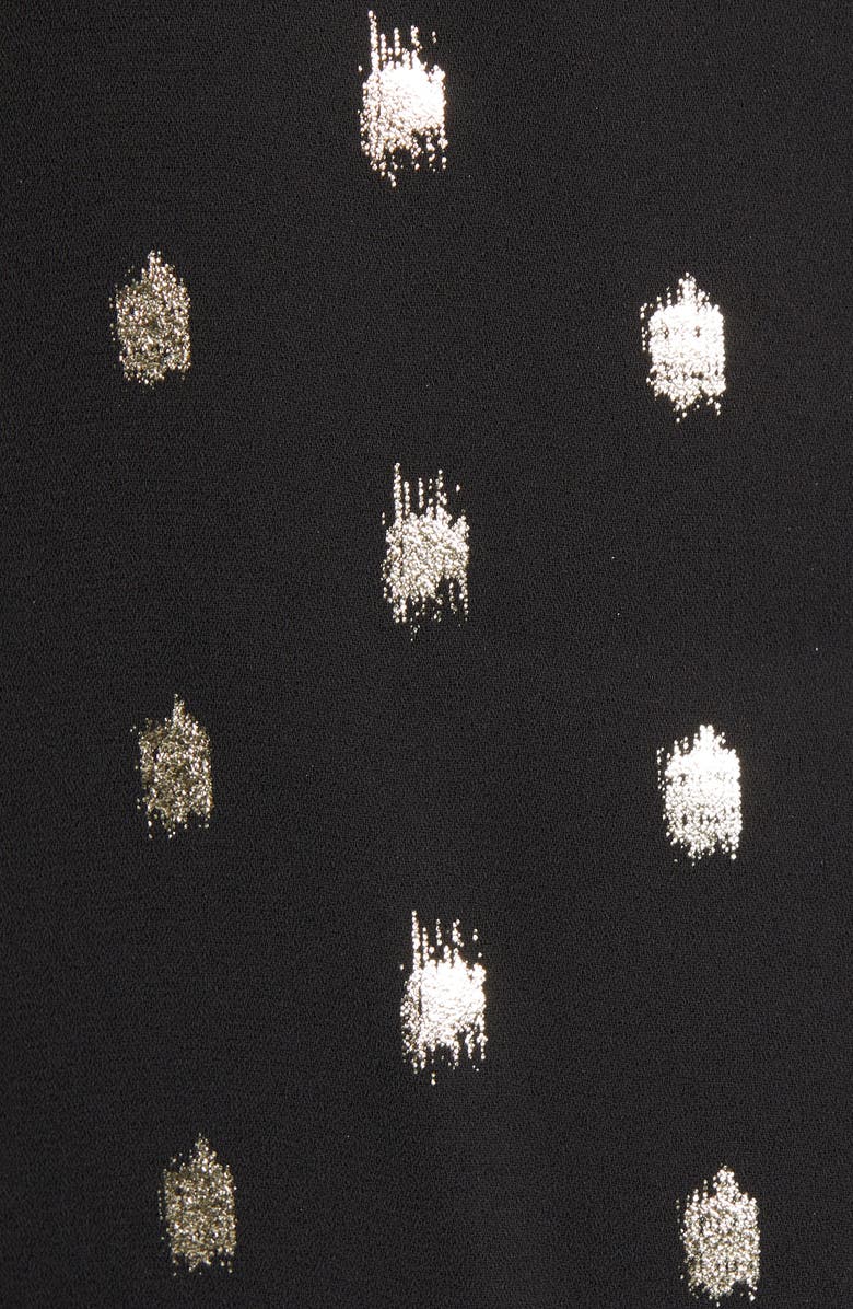 Ted Baker London Naiomy Metallic Fleck Wrap Front Top, Alternate, color, 