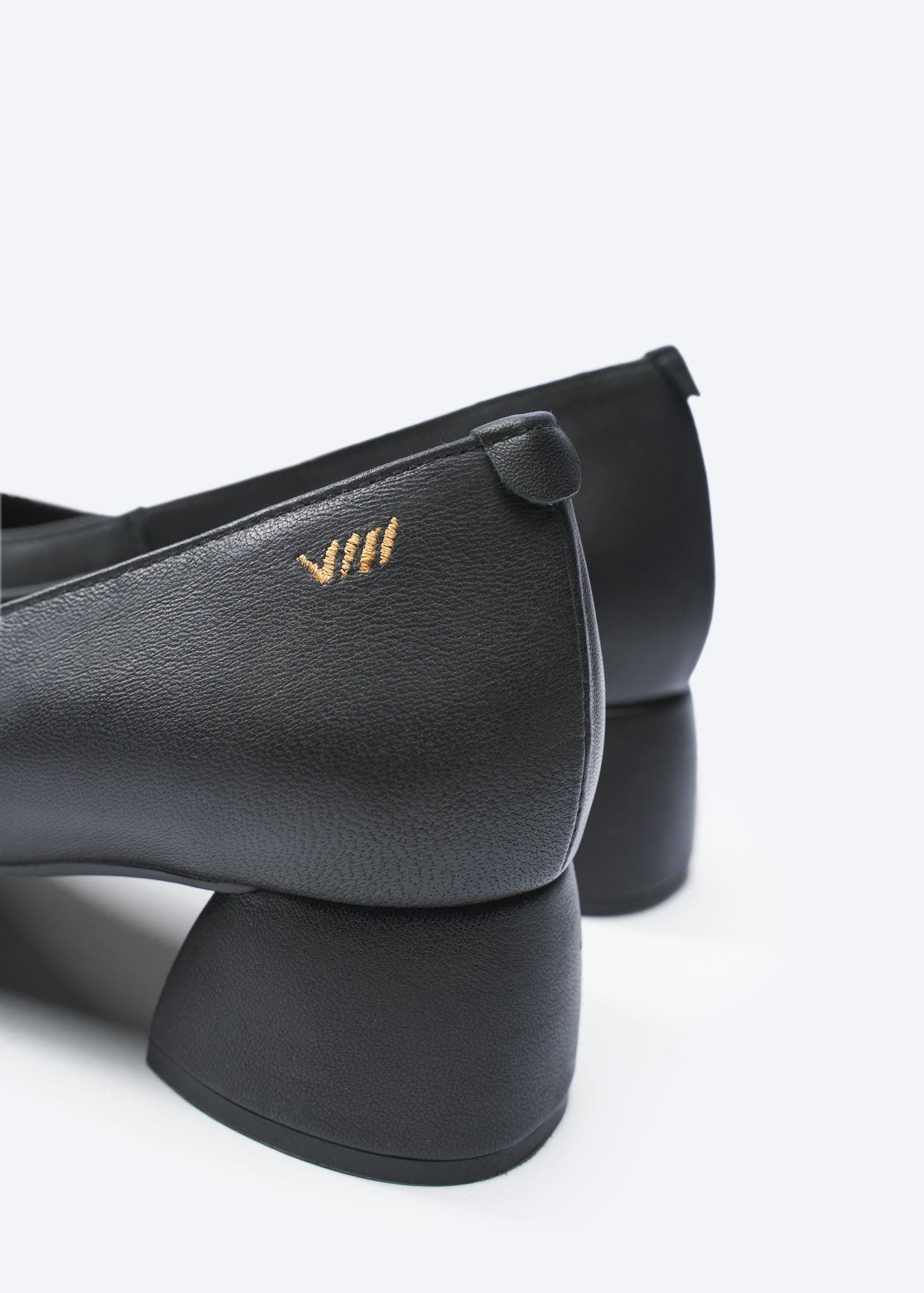 VISCATA Milan Leather Heels, Alternate, color, Black