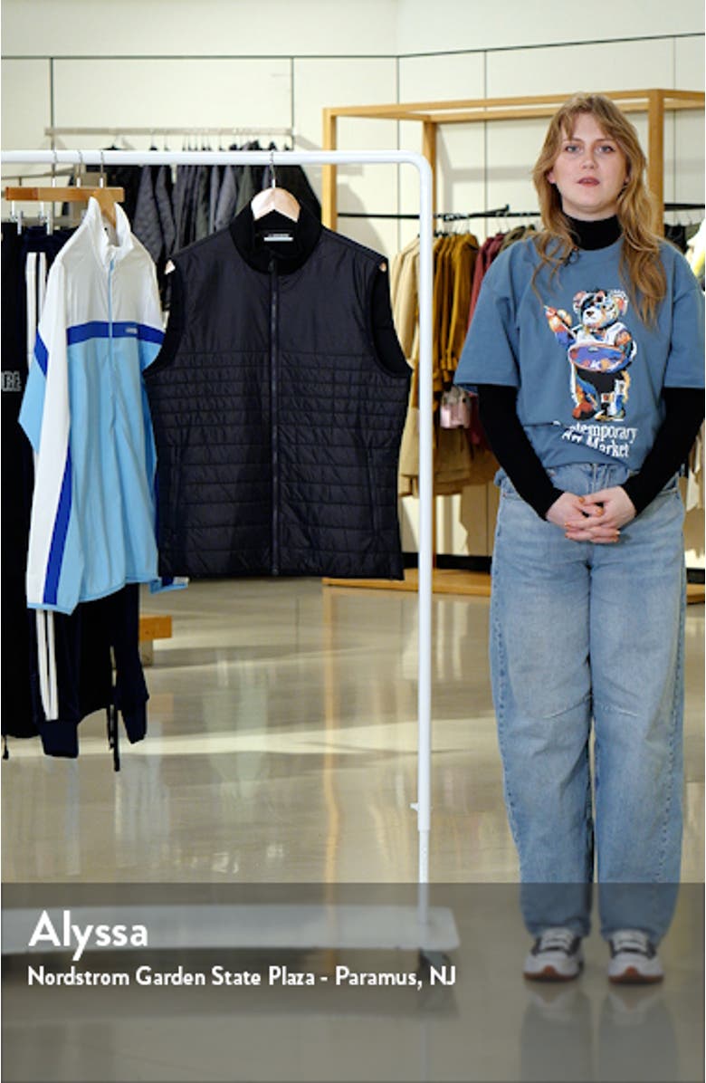 Martino Quilted Hybrid Water Repellent Insulated Vest, sales video thumbnail