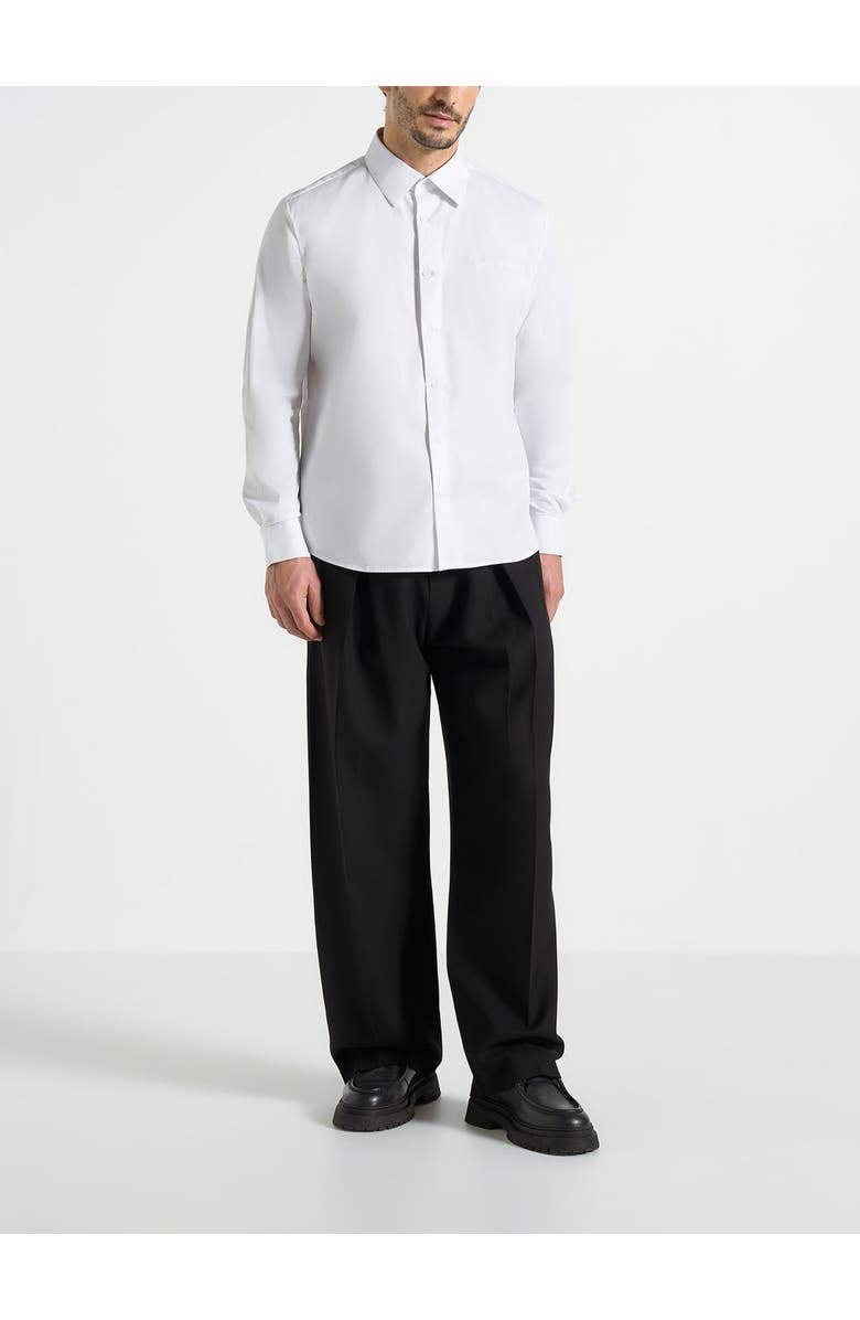 Manière De Voir Chris Signature Tailored Long Sleeved Shirt, Main, color, White