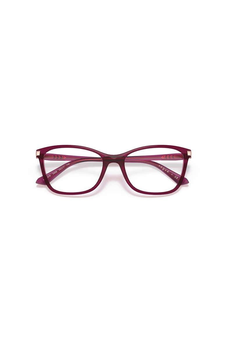 53mm Rectangle optical glasses, Alternate, color, Violet