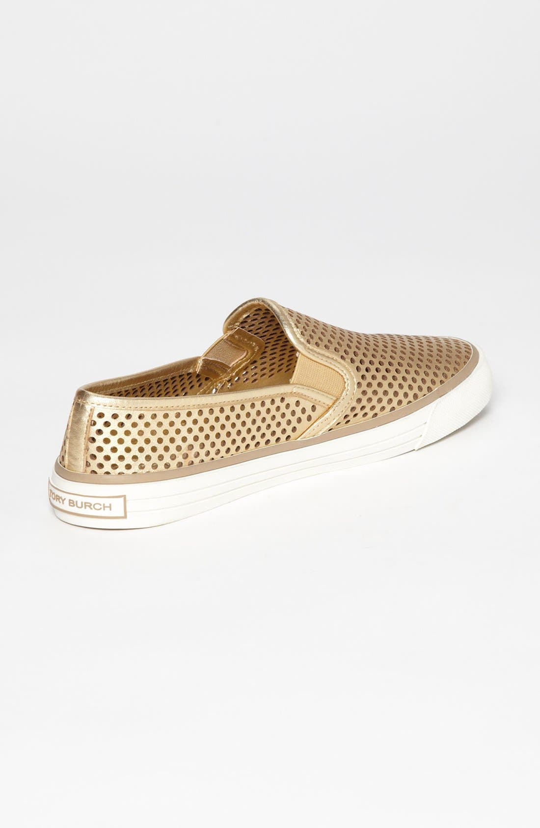 'Miles' Perforated Sneaker, Alternate, color, GOLD