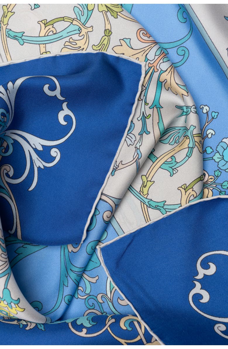 Elizabetta Paulina - Silk Foulard for Women, Alternate, color, Blue