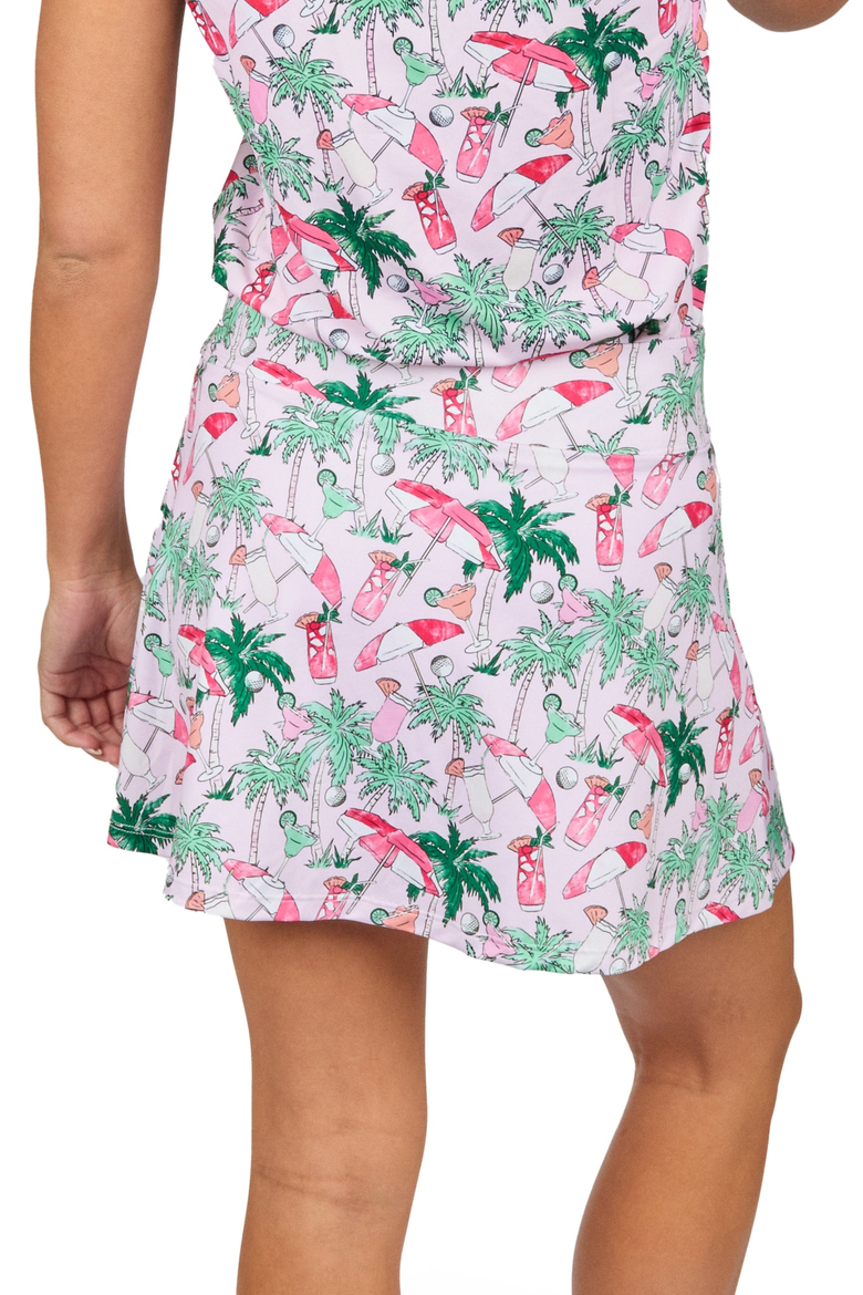 The Masters of Leisure - Ladies Country Club Skort, Alternate, color, Pink