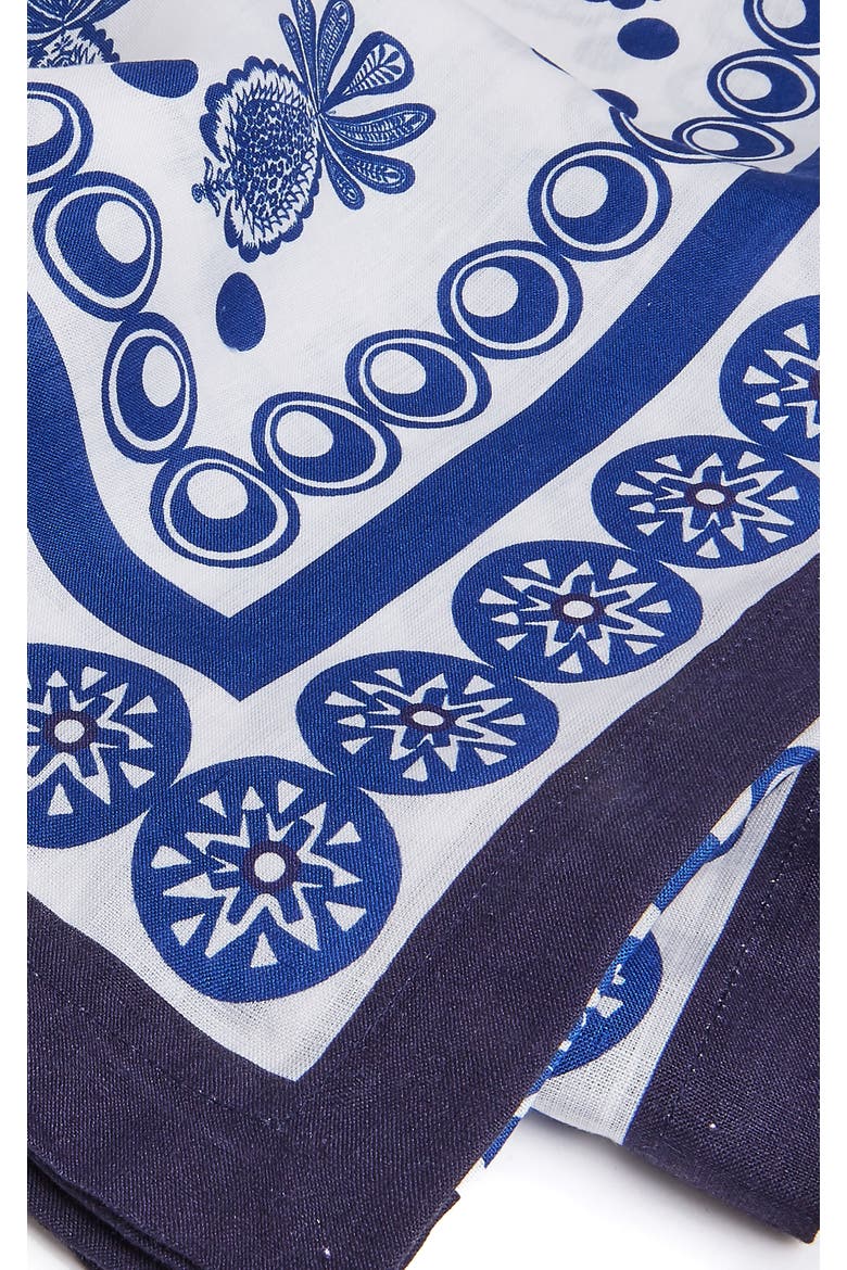 Medium Tablecloth (180X280) Big Pineapple Blue, Alternate, color, Big Pineapple Blue