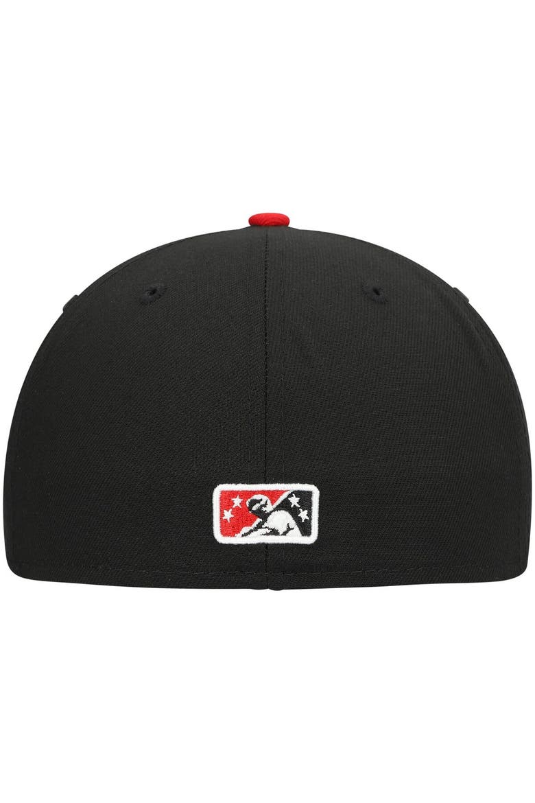 Men's New Era Black Lake Elsinore Storm Authentic Collection Team Home 59FIFTY Fitted Hat, Alternate, color, Black