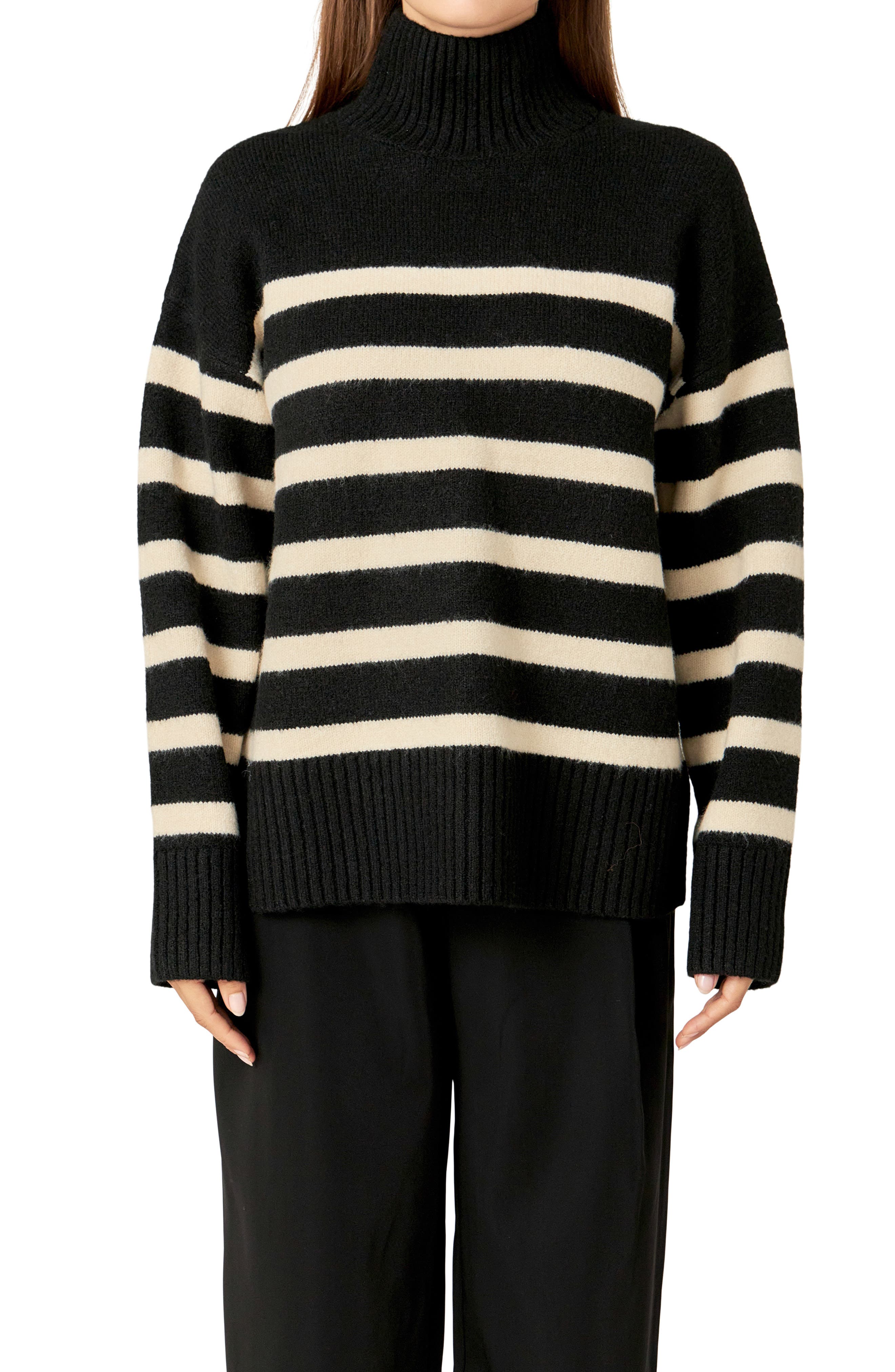selected BLACK/ CREAM