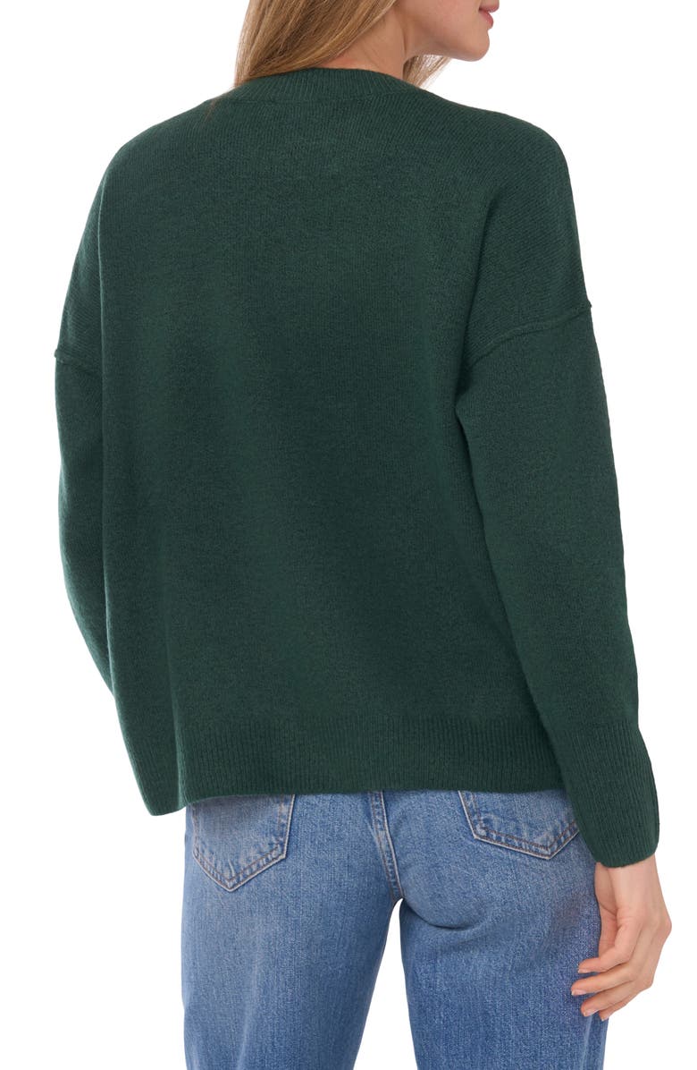 CeCe Believe Cozy Crewneck Sweater, Alternate, color, 