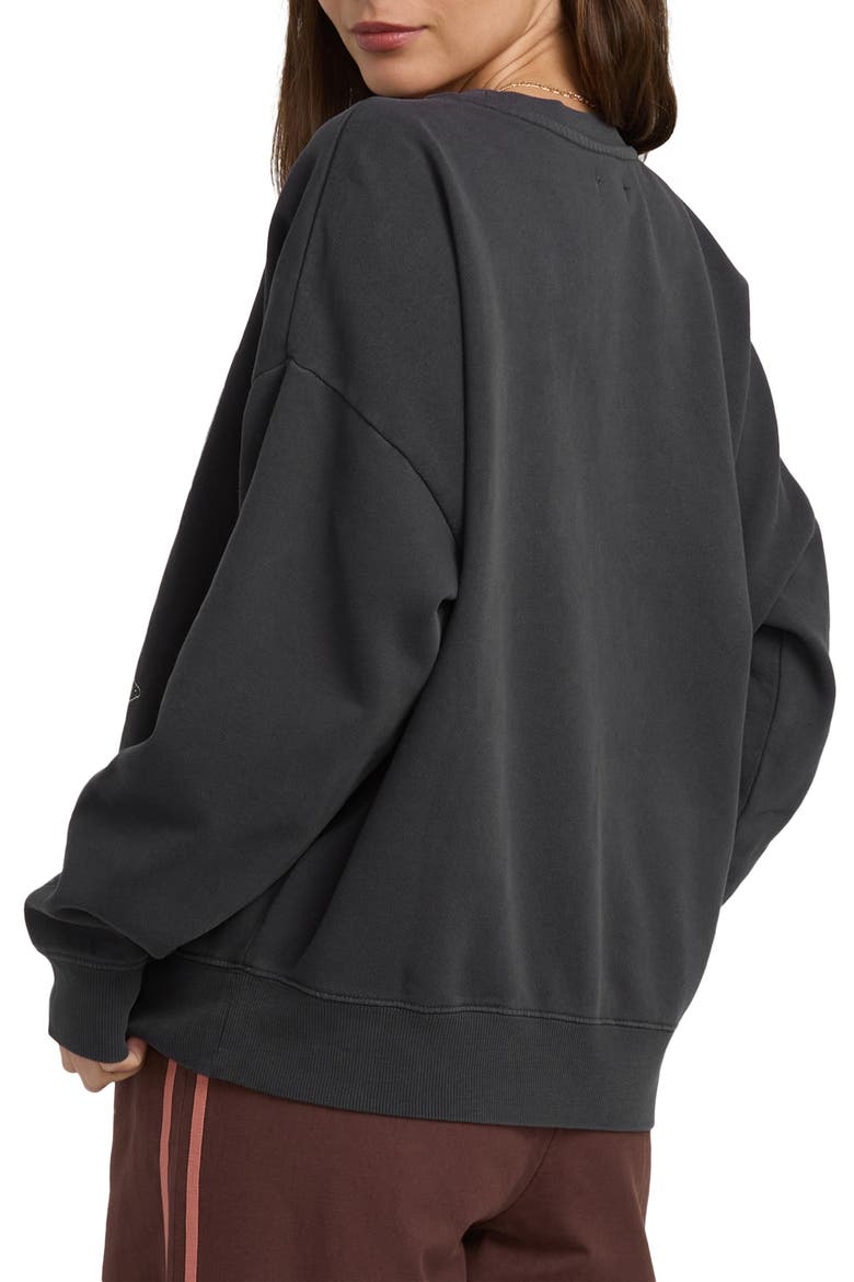 Echo Crewneck Sweatshirt, Alternate, color, BLACK