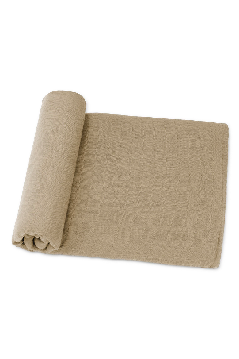 Muslin Swaddle Blanket, 1 Pack, Main, color, Cedar
