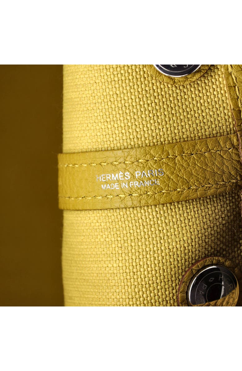 Pre-Owned Hermes Garden Party Tote Toile and Leather 30, Alternate, color, Curry