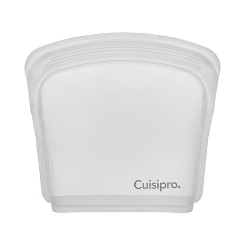 Cuisipro Pack-it Silicone Reusable Storage Bag, Set Of 2, 200ml/6.75oz In Transparent