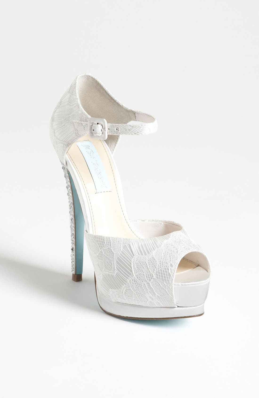 Betsey Johnson Blue by Betsey Johnson 'Veil' Sandal, Main, color, 