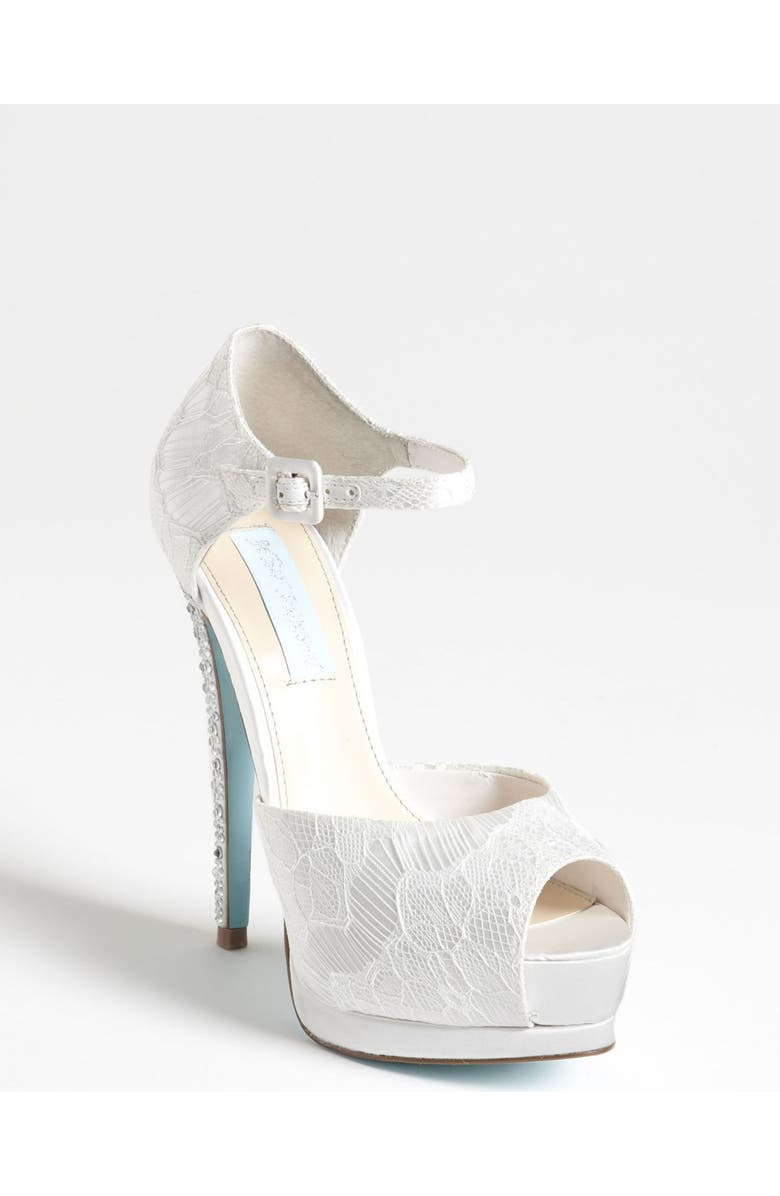 Betsey Johnson Blue by Betsey Johnson 'Veil' Sandal, Main, color,