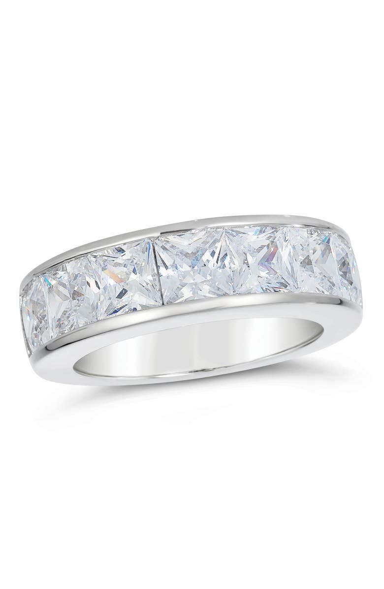 Anna Zuckerman Men's 2.50 Carat Fortuna Wedding Band in Platinum, Main, color, White Diamond Crystalline