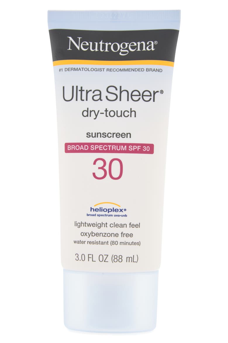 JOHNSON AND JOHNSON Ultra Sheer® Dry-Touch Sunscreen Broad Spectrum SPF 30, Main, color, NONE