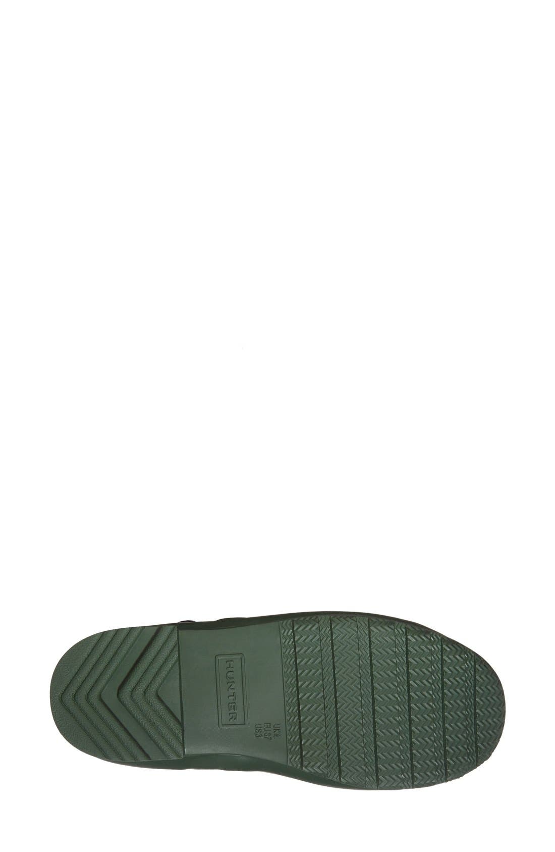 'Tour' Packable Rain Boot, Alternate, color, HUNTER GREEN