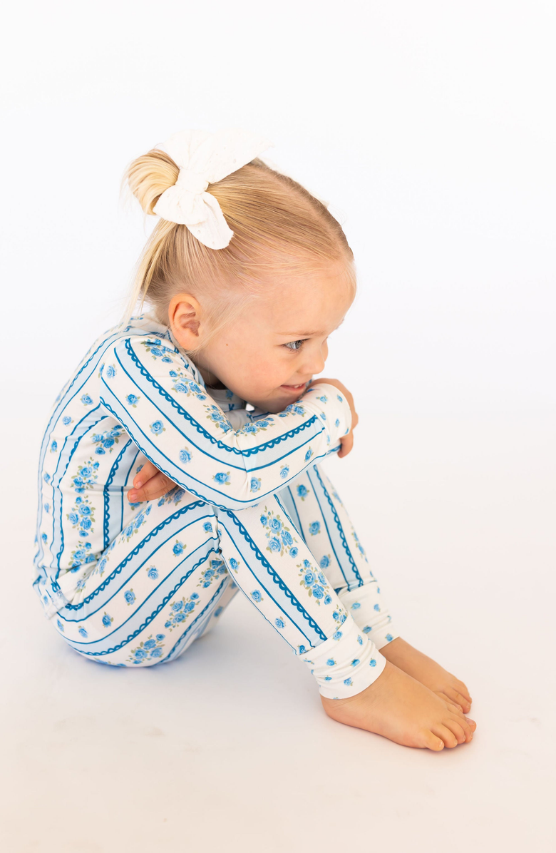 In My Jammers Forever Blooming Two Piece Set, Alternate, color, Cream / Blue