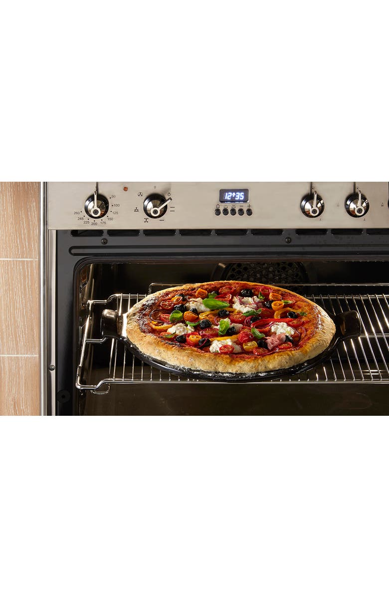 Emile Henry Made in France 14.5-Inch Flame Top Pizza Stone, Alternate, color, Figue