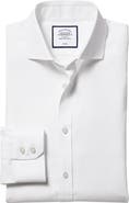 Charles Tyrwhitt Non-Iron Twill Cutaway Slim Fit Shirt Single Cuff