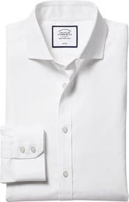 Charles Tyrwhitt Non-Iron Twill Cutaway Slim Fit Shirt Single Cuff