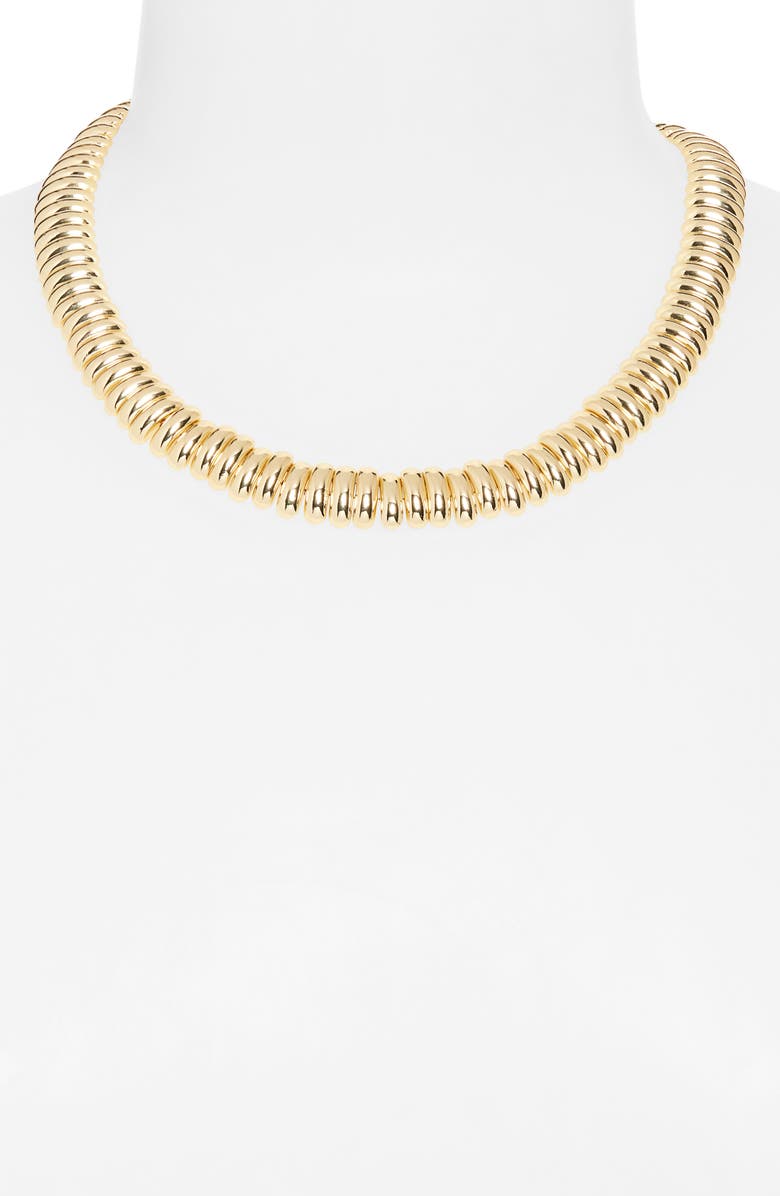BaubleBar Beverly Necklace, Alternate, color, Gold
