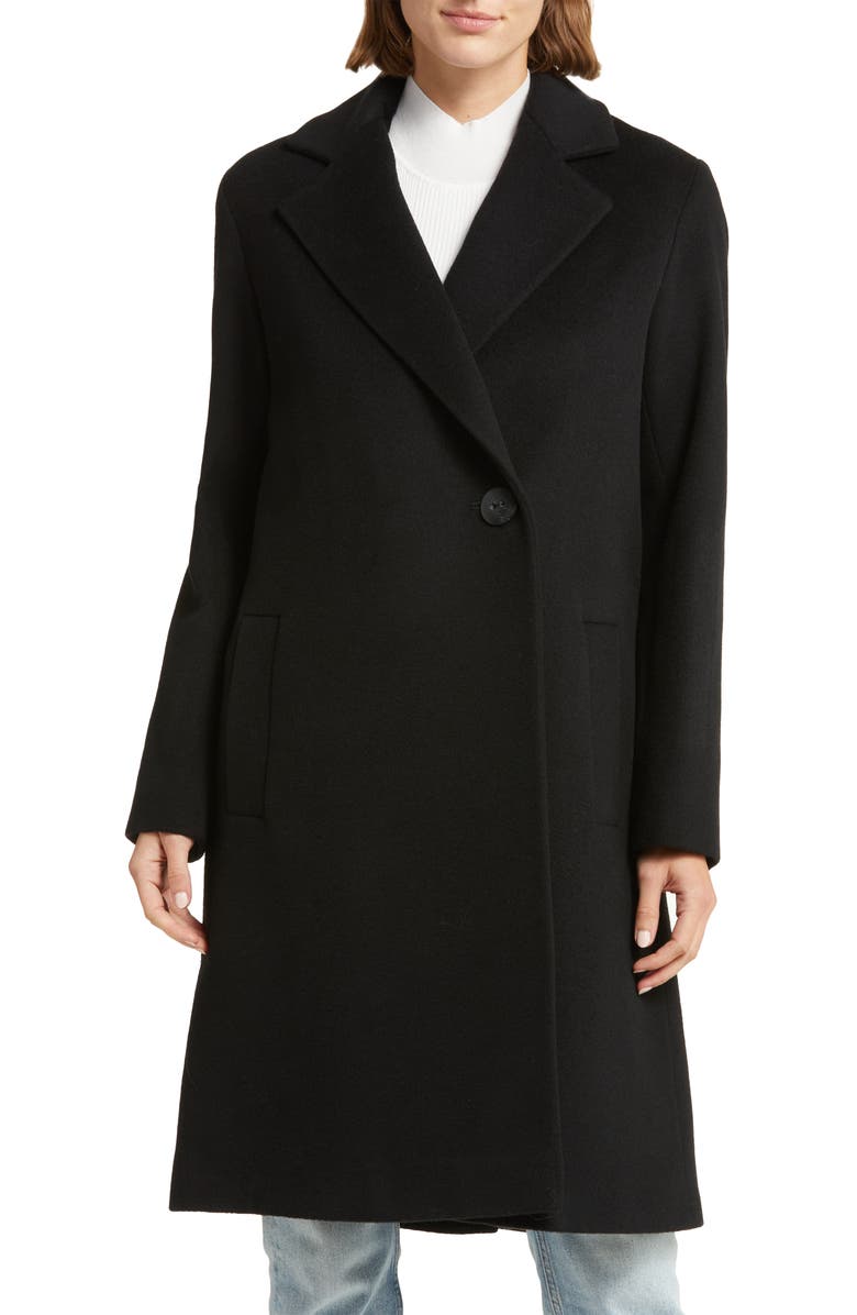 Fleurette Luxe Wool Blend Coat, Main, color, 
