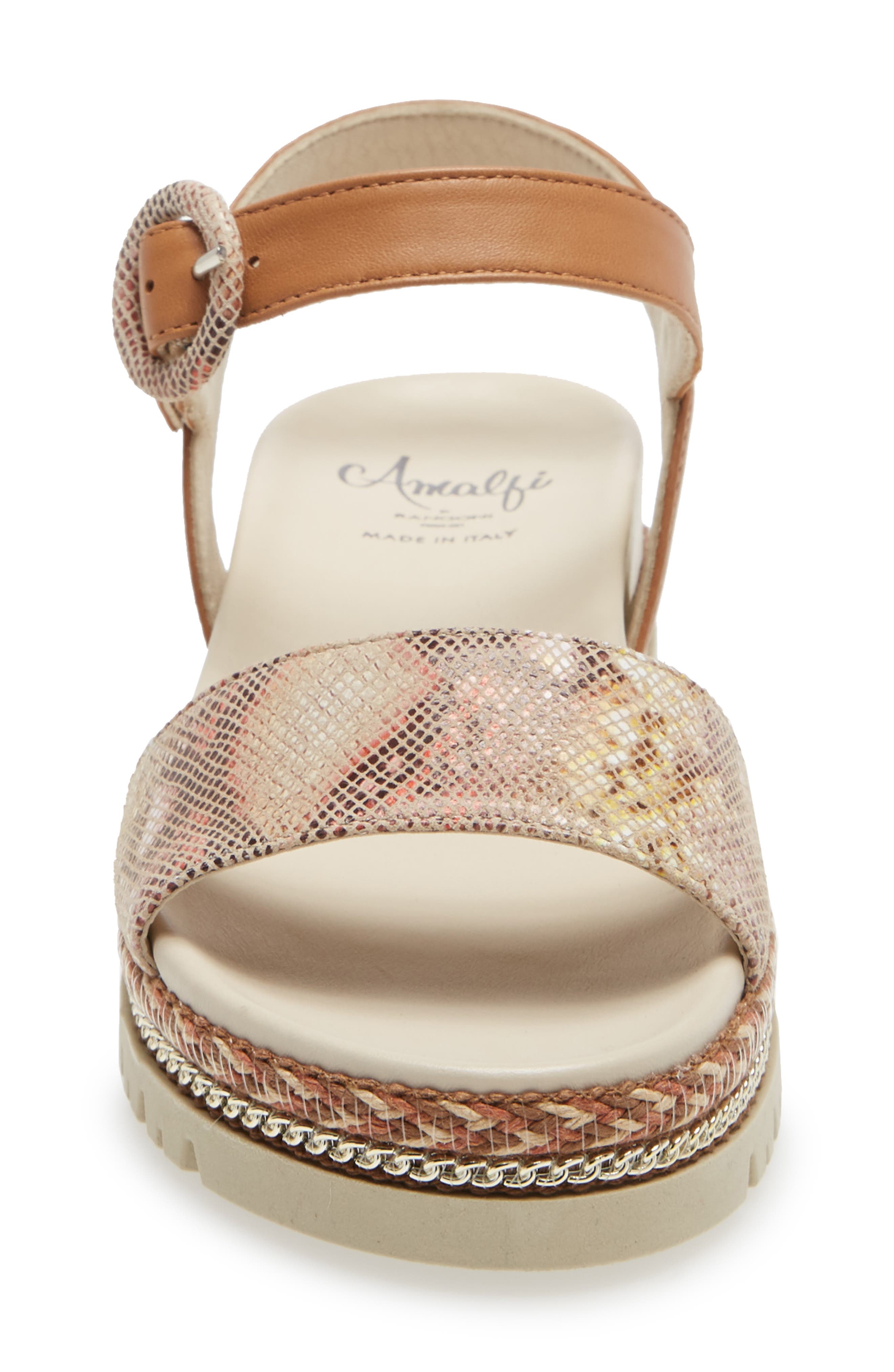 Amalfi by Rangoni Bryan Quarter Strap Platform Sandal, Alternate, color, 
