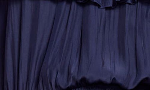 Ramy Brook Gloria Off-the-shoulder Smocked Maxi Dress In Blue