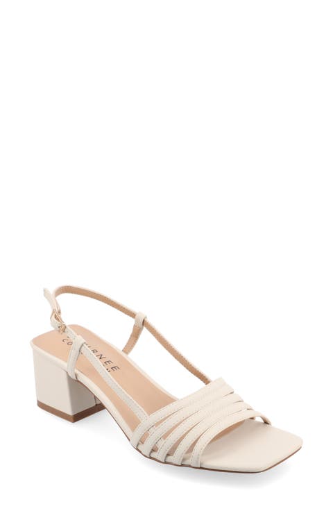 Shayana Block Heel Slingback Sandal (Women)