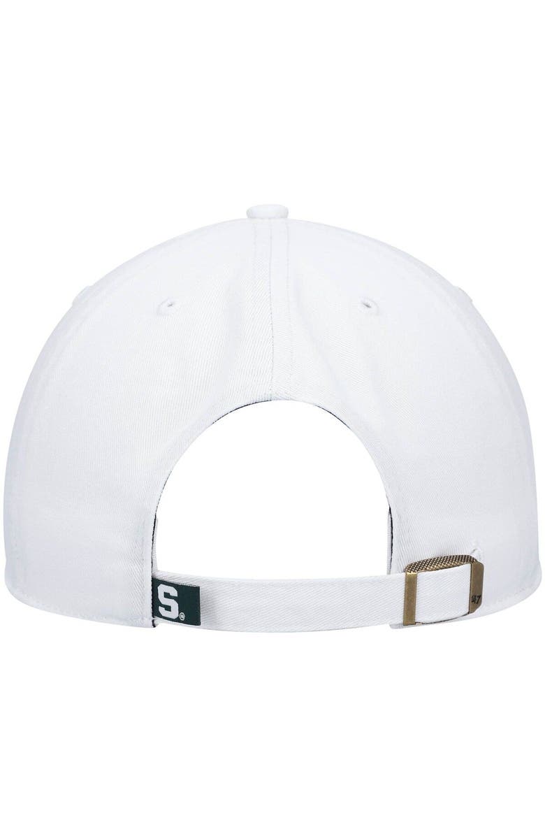 '47 Men's '47 White Michigan State Spartans Clean Up Adjustable Hat, Alternate, color,