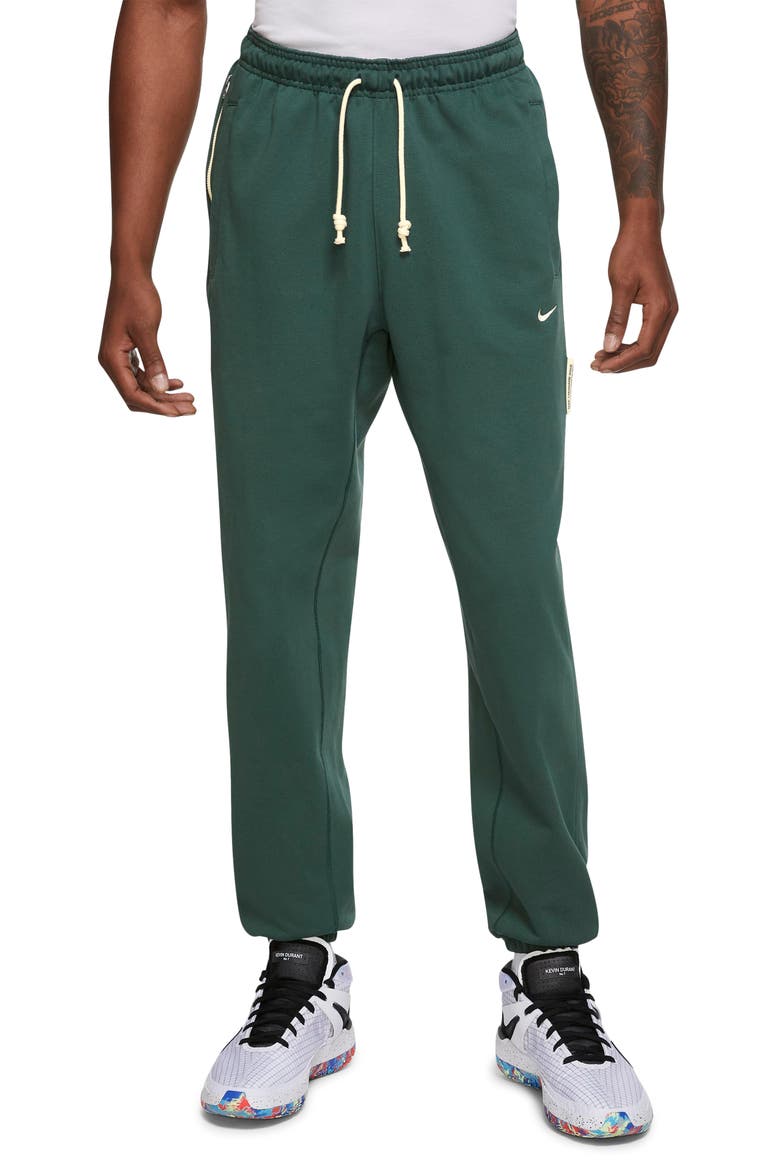 Dri-FIT Standard Issue Basketball Pants, Main, color, NOBLE GREEN/ PALE IVORY