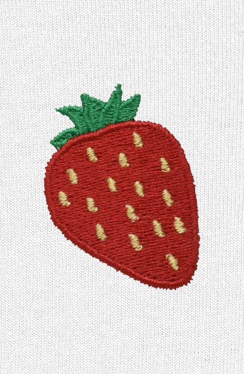 DALIX DALIX STRAWBERRY CROPPED FLEECE HOODIE 