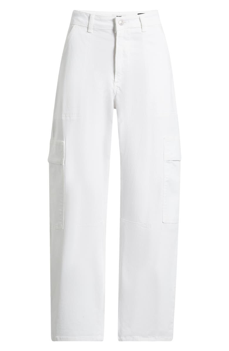 Mavi Jeans Vinnie Ankle Cargo Pants, Alternate, color, White Casual Twill