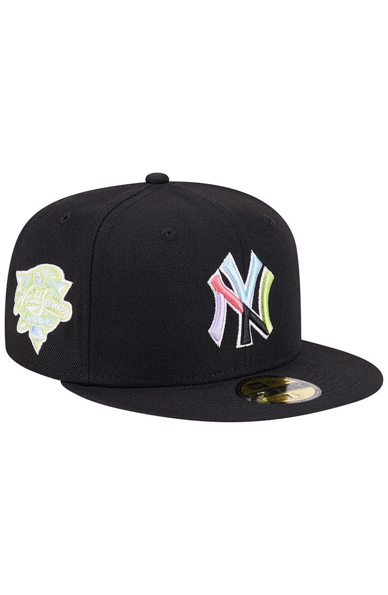 New Era Men's New Era Black New York Yankees Multi-Color Pack 59FIFTY Fitted Hat, Main, color, 