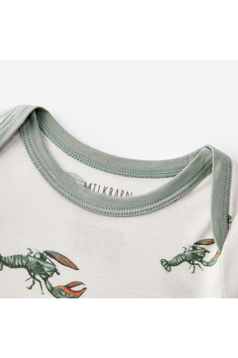 Luxe Stretch Long Sleeve One Piece, Alternate, color, Mint Lobster