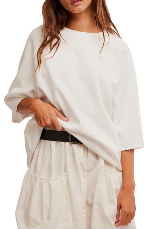 Joah Oversize Cotton Blend T-Shirt