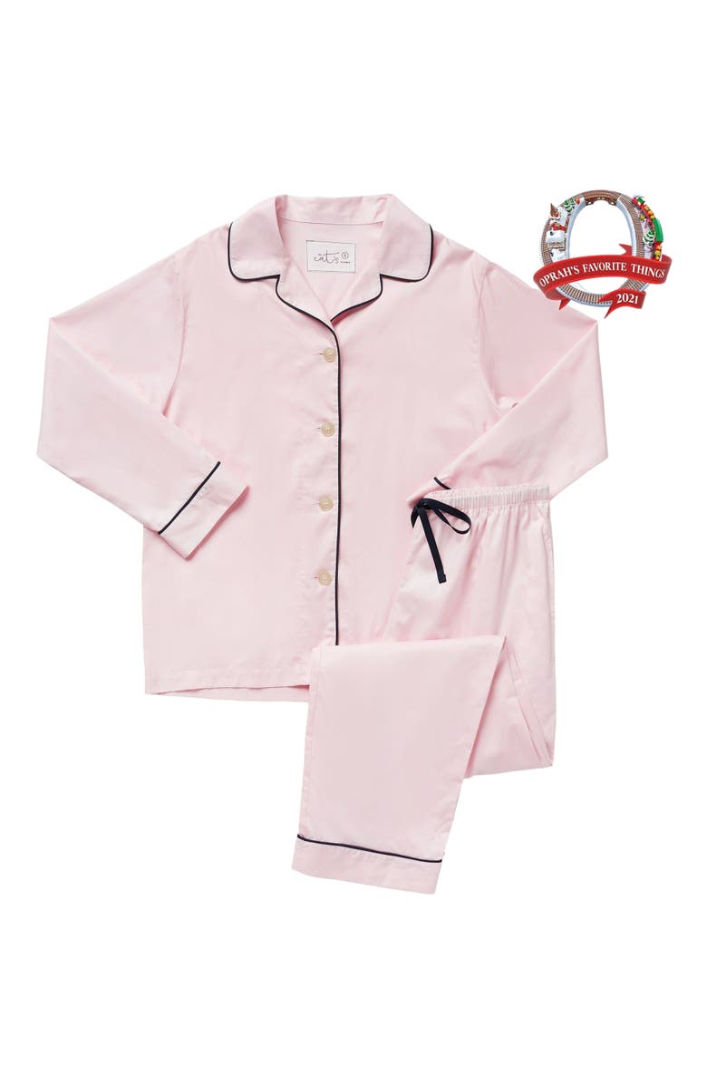 The Cat's Pajamas Luxe Pima Pajama Set, Alternate, color, Denmark