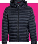 Michael Kors Men's Verizon Water Resistant Hooded Packable Jacket