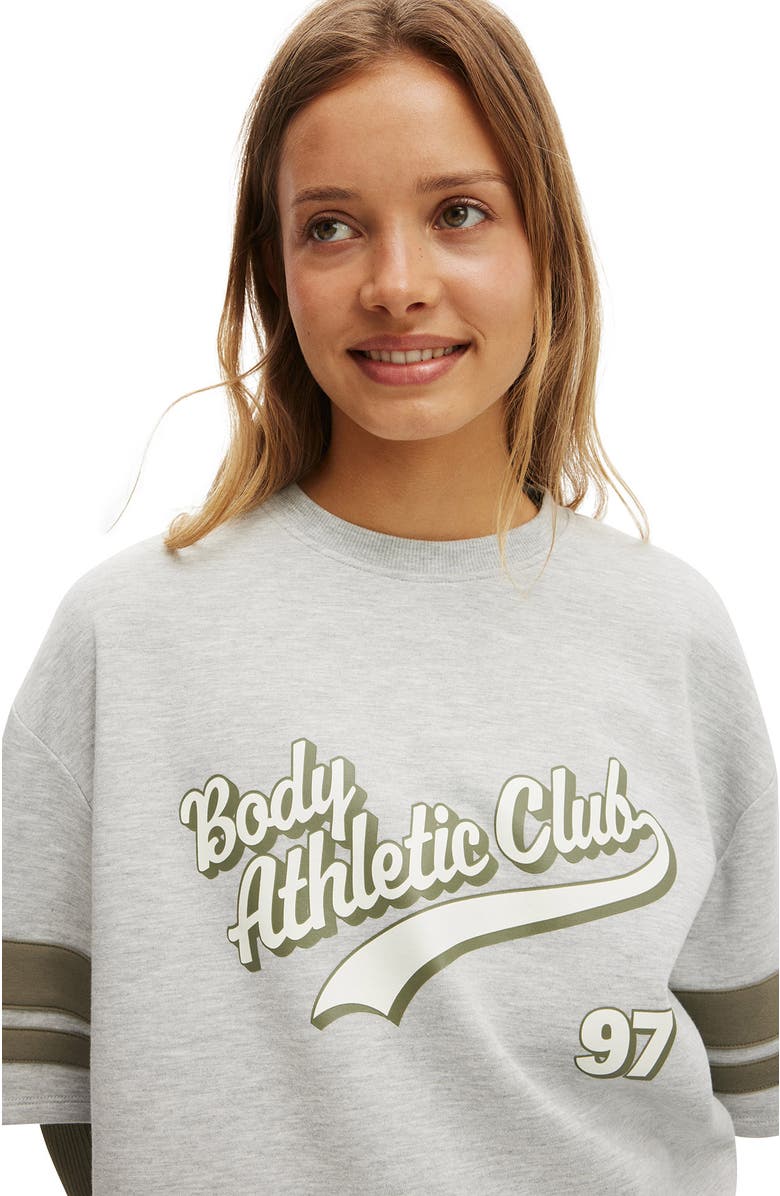 COTTON ON BODY Women's Active Ballpark Oversized Graphic Tshirt, Alternate, color,