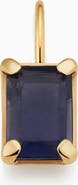 Oradina 14K Gold Date Me Birthstone Pendant Charm