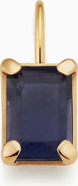 Oradina 14K Gold Date Me Birthstone Pendant Charm
