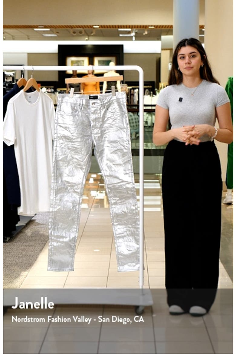 Metallic Monogram Skinny Jeans video