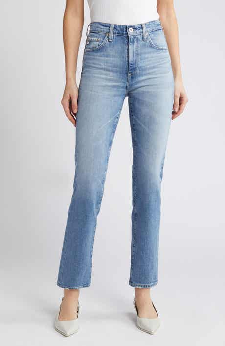 Saige High Waist Straight Leg Jeans