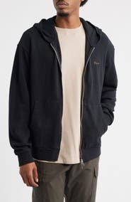 PALMES Waffle Stitch Full Zip Hoodie