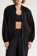 Z by Zella Inbound Ruched Bomber Jacket
