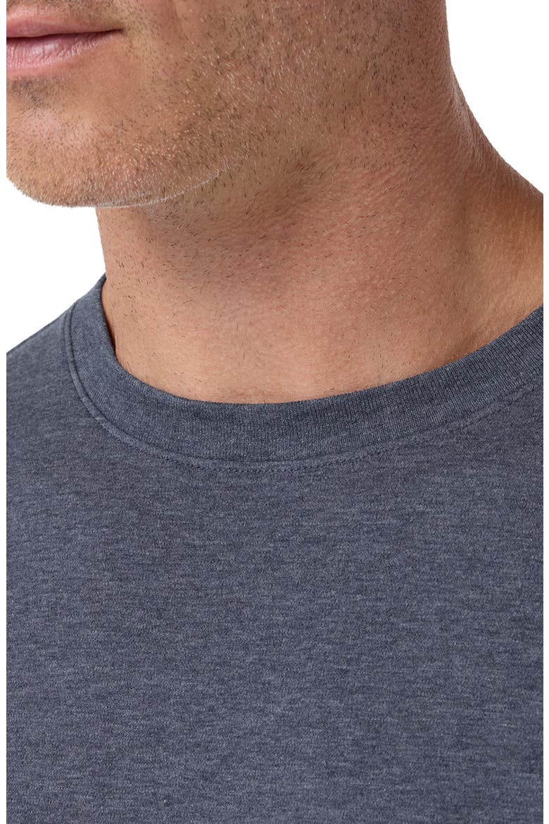 Palmer Trim Fit Pima Cotton T-Shirt, Alternate, color, DARK SLATE HEATHER
