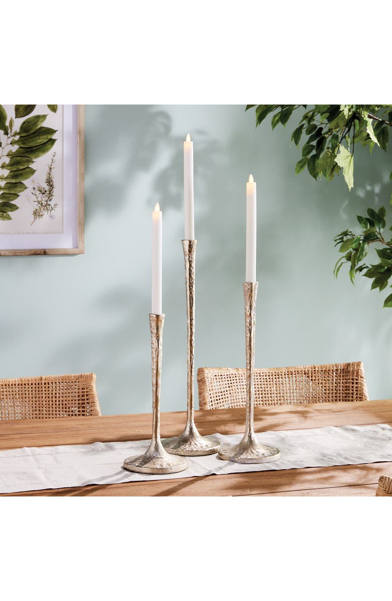 Napa Home & Garden Burke Taper Candle Holders Set of 3, Alternate, color, Gold